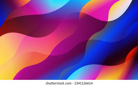 Abstract Shiny Waves. For Flyer, Brochure, Booklet And Websites Design Vector Illustration
