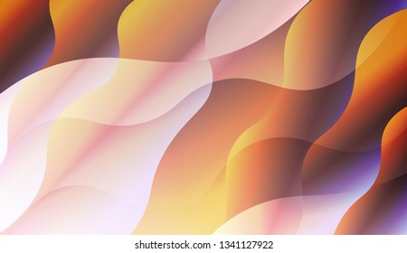 Abstract Shiny Waves. For Flyer, Brochure, Booklet And Websites Design Vector Illustration