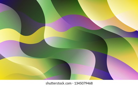 Abstract Shiny Waves. For Flyer, Brochure, Booklet And Websites Design Vector Illustration
