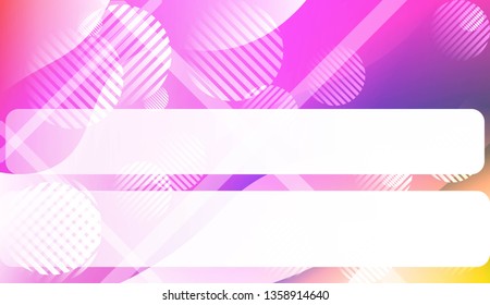 Abstract Shiny Waves, Lines, Circle, Space for Text. For Elegant Pattern Cover Book. Vector Illustration with Color Gradient