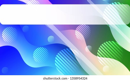 Abstract Shiny Waves, Lines, Circle, Space for Text. For Elegant Pattern Cover Book. Vector Illustration with Color Gradient