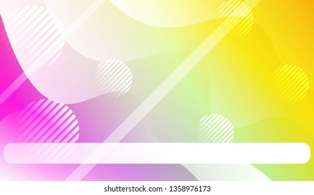 Abstract Shiny Waves, Lines, Circle, Space for Text. For Flyer, Brochure, Booklet And Websites Design Vector Illustration.