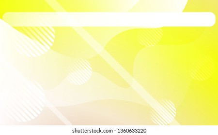 Abstract Shiny Waves, Lines, Circle, Space for Text. For Cover Page, Landing Page, Banner. Vector Illustration with Color Gradient