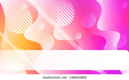 Abstract Shiny Waves, Lines, Circle, Space for Text. For Elegant Pattern Cover Book. Vector Illustration with Color Gradient