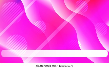 Abstract Shiny Waves, Lines, Circle, Space for Text. For Flyer, Brochure, Booklet And Websites Design Vector Illustration.