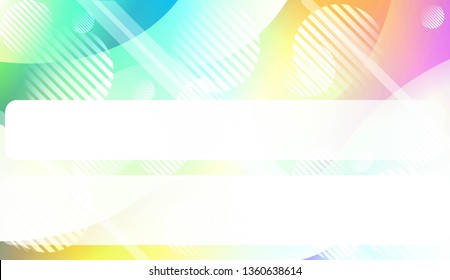Abstract Shiny Waves, Lines, Circle, Space for Text. For Elegant Pattern Cover Book. Vector Illustration with Color Gradient