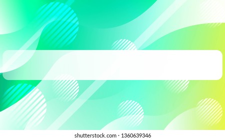 Abstract Shiny Waves, Lines, Circle, Space for Text. For Elegant Pattern Cover Book. Vector Illustration with Color Gradient