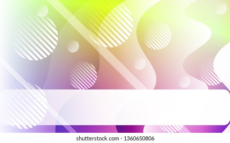 Abstract Shiny Waves, Lines, Circle, Space for Text. For Elegant Pattern Cover Book. Vector Illustration with Color Gradient
