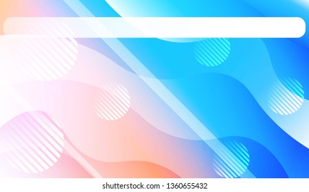 Abstract Shiny Waves, Lines, Circle, Space for Text. For Flyer, Brochure, Booklet And Websites Design Vector Illustration.