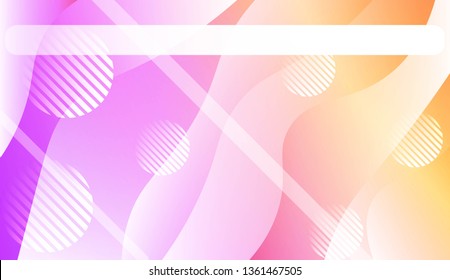 Abstract Shiny Waves, Lines, Circle, Space for Text. For Flyer, Brochure, Booklet And Websites Design Vector Illustration.