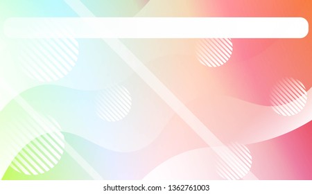 Abstract Shiny Waves, Lines, Circle, Space for Text. For Flyer, Brochure, Booklet And Websites Design Vector Illustration.