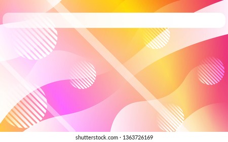 Abstract Shiny Waves, Lines, Circle, Space for Text. For Flyer, Brochure, Booklet And Websites Design Vector Illustration.