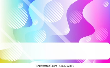 Abstract Shiny Waves, Lines, Circle, Space for Text. For Flyer, Brochure, Booklet And Websites Design Vector Illustration.