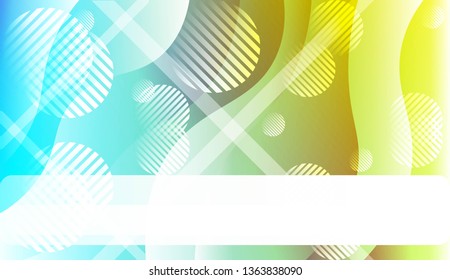 Abstract Shiny Waves, Lines, Circle, Space for Text. For Elegant Pattern Cover Book. Vector Illustration with Color Gradient