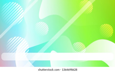 Abstract Shiny Waves, Lines, Circle, Space for Text. For Elegant Pattern Cover Book. Vector Illustration with Color Gradient