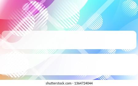 Abstract Shiny Waves, Lines, Circle, Space for Text. For Elegant Pattern Cover Book. Vector Illustration with Color Gradient