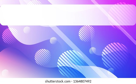 Abstract Shiny Waves, Lines, Circle, Space for Text. For Elegant Pattern Cover Book. Vector Illustration with Color Gradient
