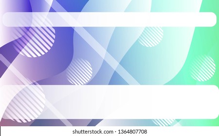 Abstract Shiny Waves, Lines, Circle, Space for Text. For Elegant Pattern Cover Book. Vector Illustration with Color Gradient
