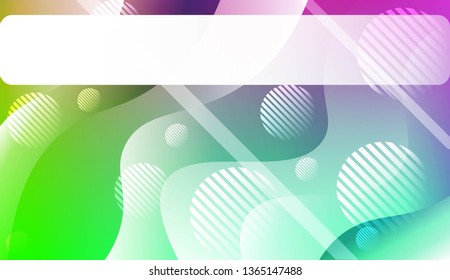 Abstract Shiny Waves, Lines, Circle, Space for Text. For Flyer, Brochure, Booklet And Websites Design Vector Illustration.