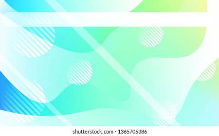 Abstract Shiny Waves, Lines, Circle, Space for Text. For Flyer, Brochure, Booklet And Websites Design Vector Illustration.