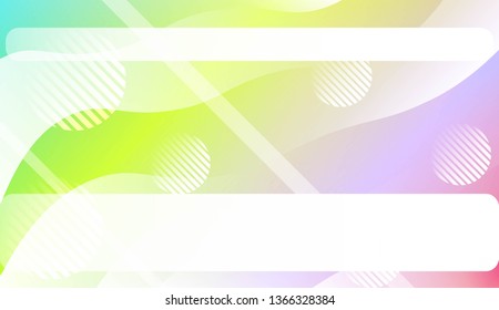 Abstract Shiny Waves, Lines, Circle, Space for Text. For Elegant Pattern Cover Book. Vector Illustration with Color Gradient
