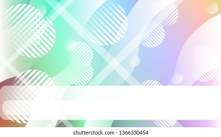 Abstract Shiny Waves, Lines, Circle, Space for Text. For Flyer, Brochure, Booklet And Websites Design Vector Illustration.