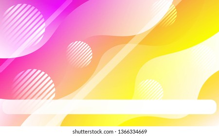 Abstract Shiny Waves, Lines, Circle, Space for Text. For Flyer, Brochure, Booklet And Websites Design Vector Illustration.