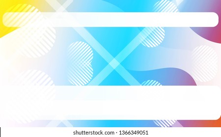 Abstract Shiny Waves, Lines, Circle, Space for Text. For Elegant Pattern Cover Book. Vector Illustration with Color Gradient