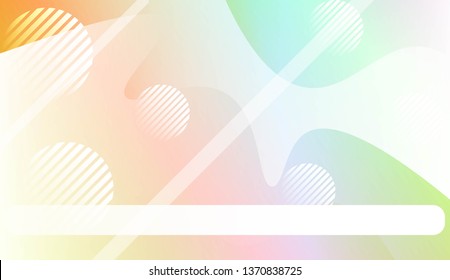 Abstract Shiny Waves, Lines, Circle, Space for Text. For Elegant Pattern Cover Book. Vector Illustration with Color Gradient