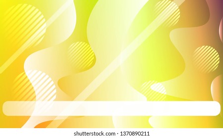 Abstract Shiny Waves, Lines, Circle, Space for Text. For Elegant Pattern Cover Book. Vector Illustration with Color Gradient