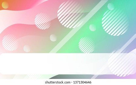 Abstract Shiny Waves, Lines, Circle, Space for Text. For Flyer, Brochure, Booklet And Websites Design Vector Illustration.