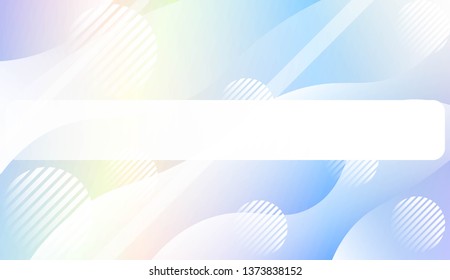 Abstract Shiny Waves, Lines, Circle, Space for Text. For Elegant Pattern Cover Book. Vector Illustration with Color Gradient