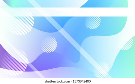 Abstract Shiny Waves, Lines, Circle, Space for Text. For Elegant Pattern Cover Book. Vector Illustration with Color Gradient