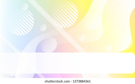 Abstract Shiny Waves, Lines, Circle, Space for Text. For Elegant Pattern Cover Book. Vector Illustration with Color Gradient