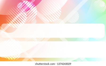 Abstract Shiny Waves, Lines, Circle, Space for Text. For Flyer, Brochure, Booklet And Websites Design Vector Illustration.