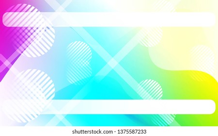 Abstract Shiny Waves, Lines, Circle, Space for Text. For Elegant Pattern Cover Book. Vector Illustration with Color Gradient