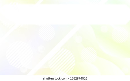 Abstract Shiny Waves, Lines, Circle, Space for Text. For Your Design Ad, Banner, Cover Page. Vector Illustration with Color Gradient