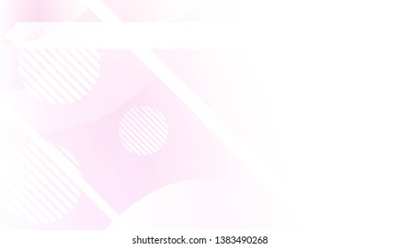 Abstract Shiny Waves, Lines, Circle, Space for Text. For Your Design Ad, Banner, Cover Page. Vector Illustration with Color Gradient