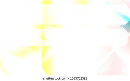 Abstract Shiny Waves, Lines, Circle, Space for Text. For Your Design Ad, Banner, Cover Page. Vector Illustration with Color Gradient
