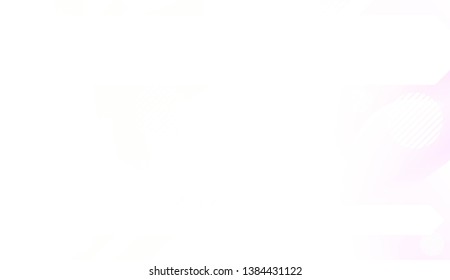 Abstract Shiny Waves, Lines, Circle, Space for Text. For Your Design Ad, Banner, Cover Page. Vector Illustration with Color Gradient