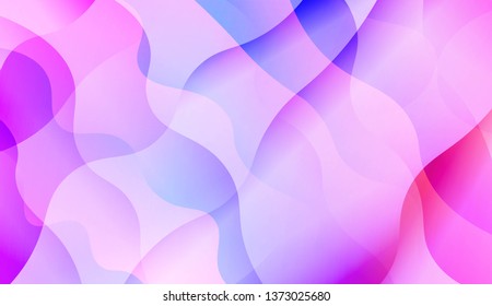 Abstract Shiny Waves, Lines. For Elegant Pattern Cover Book. Vector Illustration with Color Gradient