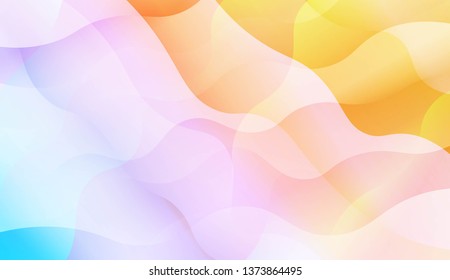 Abstract Shiny Waves, Lines. For Elegant Pattern Cover Book. Vector Illustration with Color Gradient