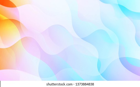 Abstract Shiny Waves, Lines. For Elegant Pattern Cover Book. Vector Illustration with Color Gradient