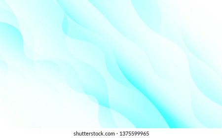 Abstract Shiny Waves, Lines. For Elegant Pattern Cover Book. Vector Illustration with Color Gradient