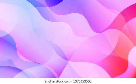 Abstract Shiny Waves, Lines. For Elegant Pattern Cover Book. Vector Illustration with Color Gradient