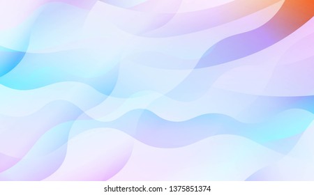 Abstract Shiny Waves, Lines. For Elegant Pattern Cover Book. Vector Illustration with Color Gradient