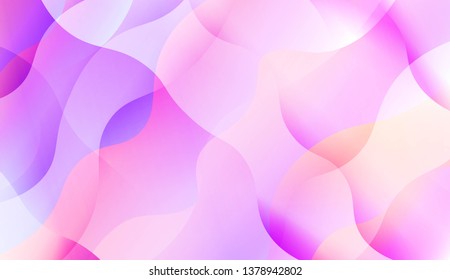 Abstract Shiny Waves, Lines. For Elegant Pattern Cover Book. Vector Illustration with Color Gradient