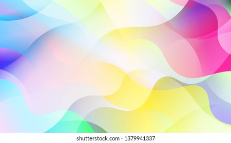 Abstract Shiny Waves, Lines. For Elegant Pattern Cover Book. Vector Illustration with Color Gradient