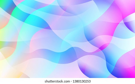 Abstract Shiny Waves, Lines. For Elegant Pattern Cover Book. Vector Illustration with Color Gradient