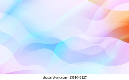Abstract Shiny Waves, Lines. For Elegant Pattern Cover Book. Vector Illustration with Color Gradient